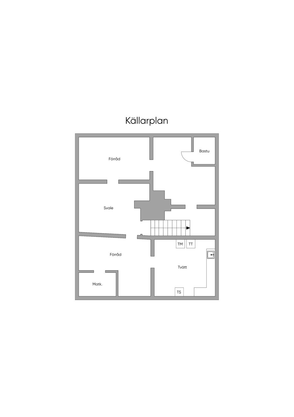 Planlösning källarplan
