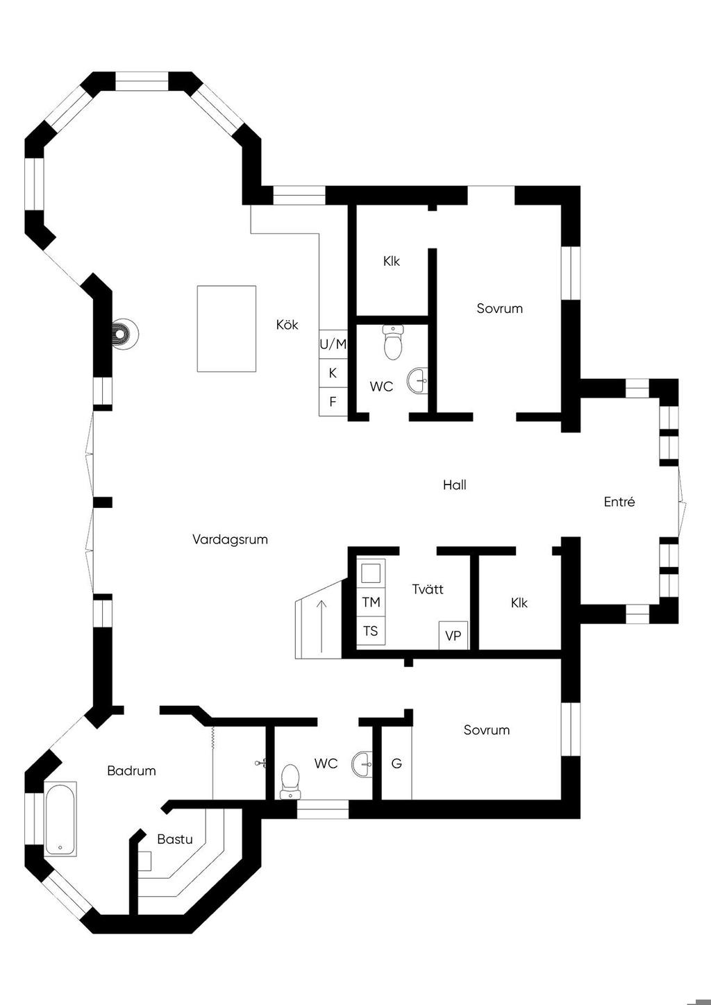 Planlösning entréplan