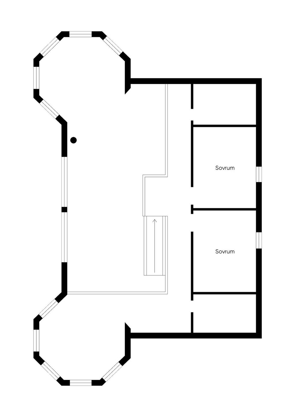 Planlösning övre plan