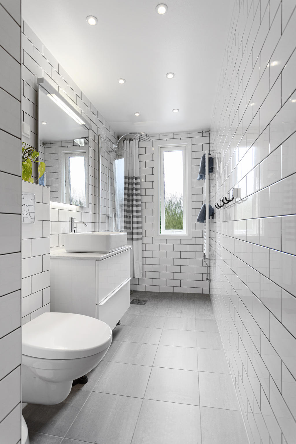 Renoverat badrum i smakfull stil