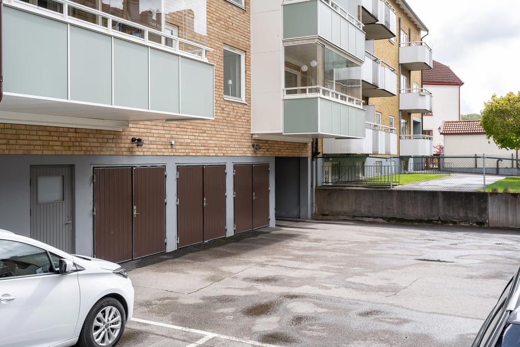 Parkeringsplatser på innergården