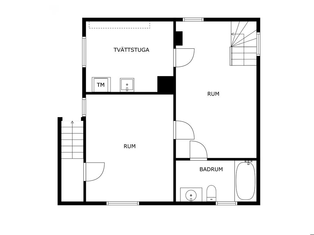 Planritning källarplan
