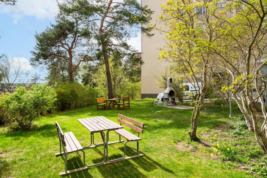 Grillplats i föreningen utanför