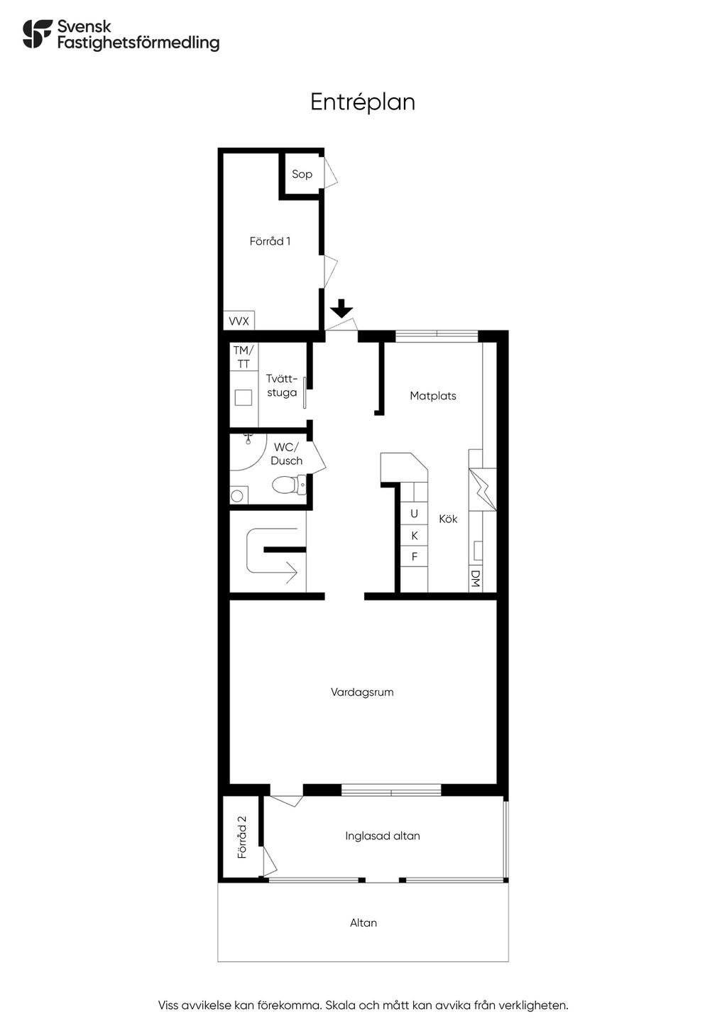 Planlösning entréplan