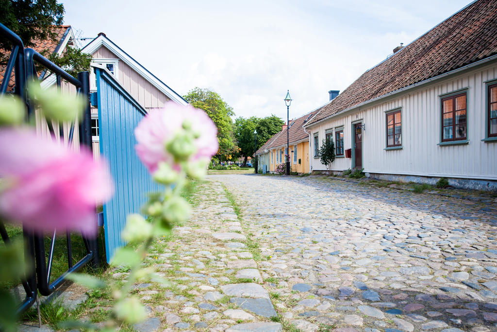5 minuters promenad ifrån lägenheten! Gamla stan i Falkenberg är ett charmigt och historiskt område som ligger precis öster om Tullbron, vid Ätrans östra strand. Det är en av stadens äldsta bebyggda delar och bjuder på en pittoresk och genuin miljö med kullerstensgator, låga trähus och historisk atmosfär.