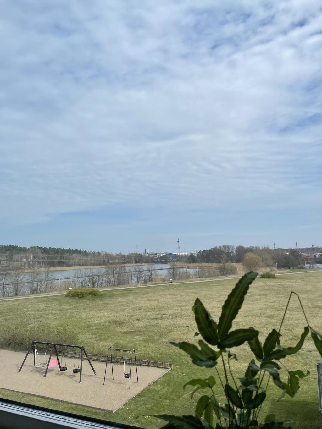 Utsikt från köksfönstret