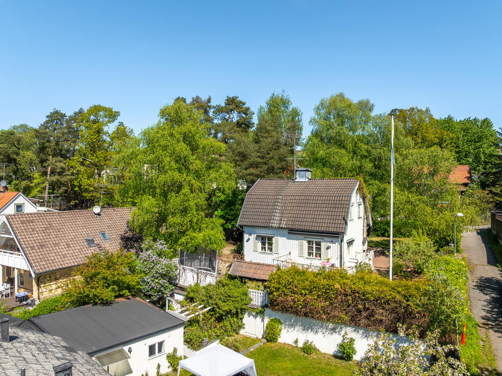 Drönarbild från SV