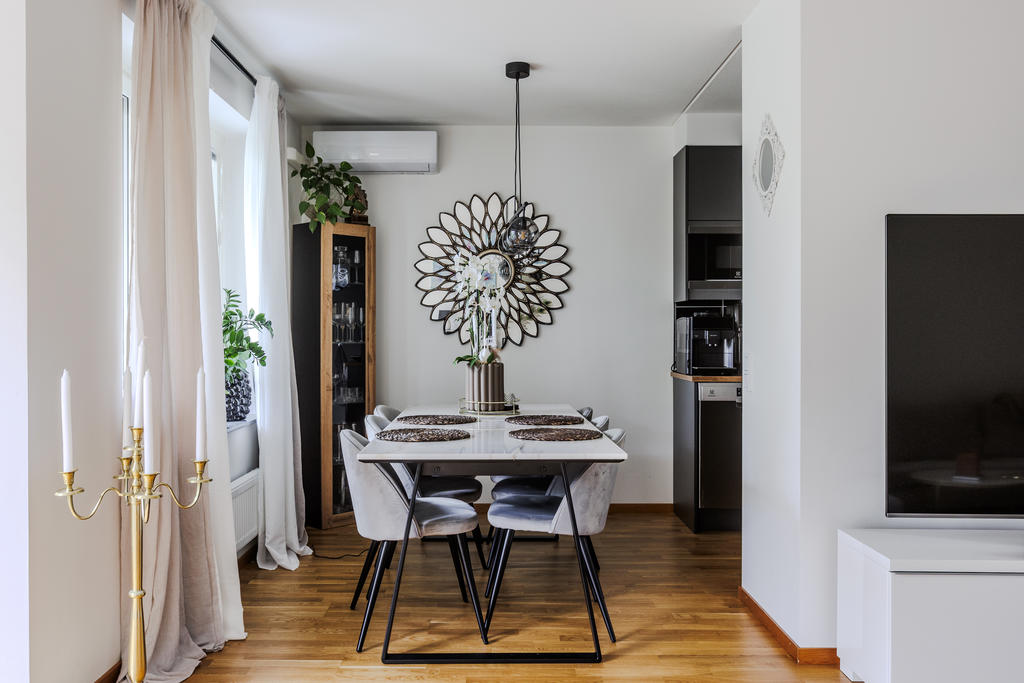 Öppen, modern planlösning