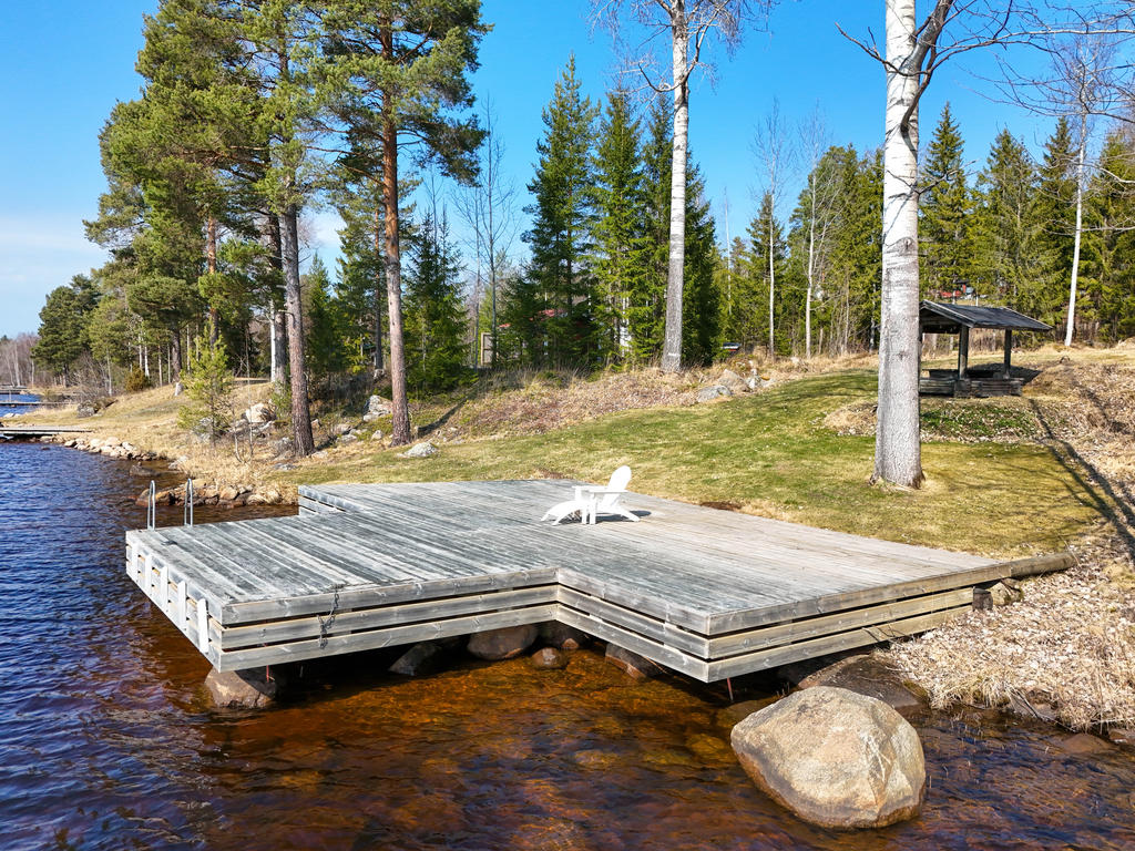 Brygga med fina solnedgångar