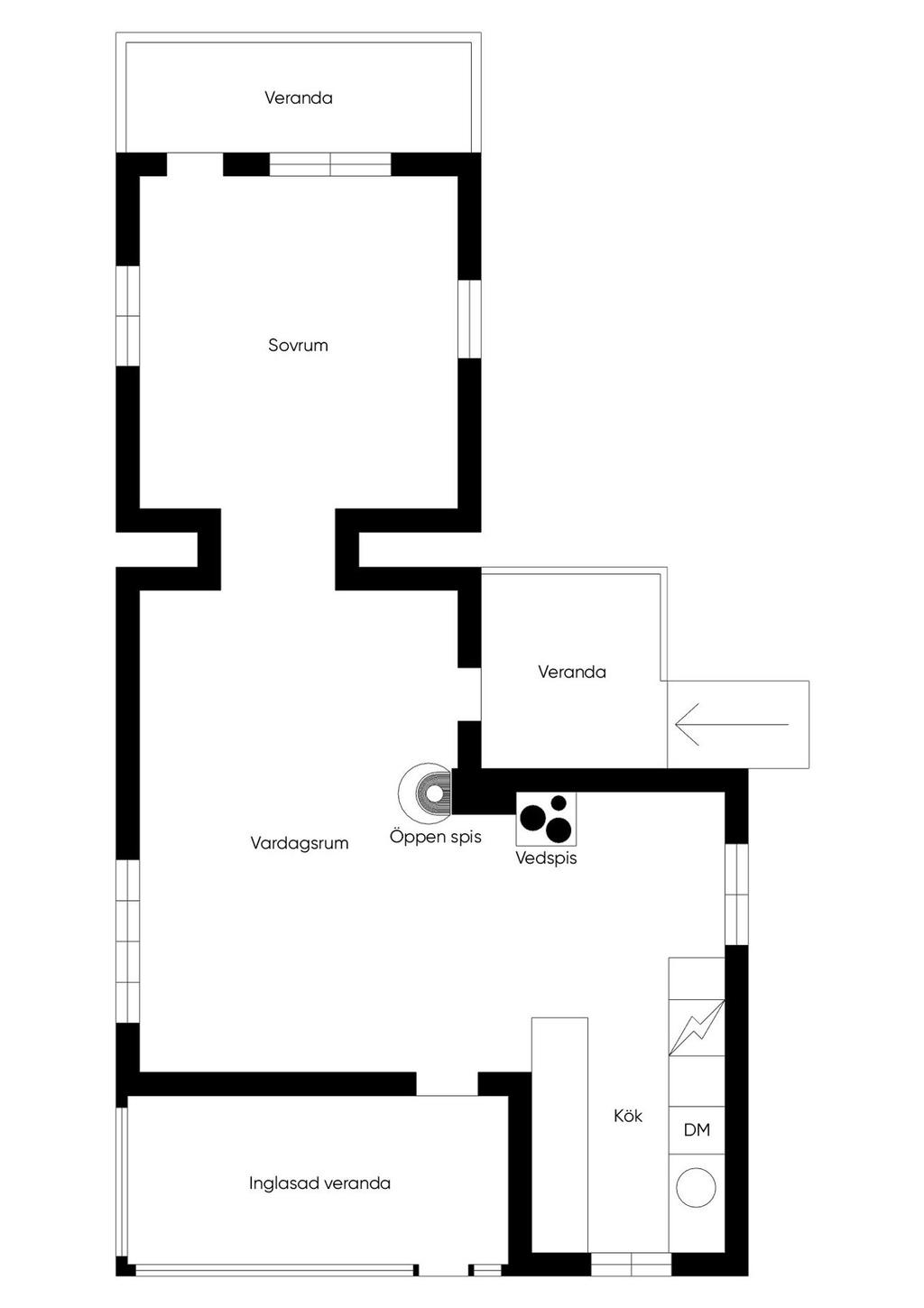 Planlösning Storstugan