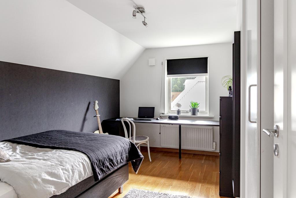 Sovrum med rofylld känsla 