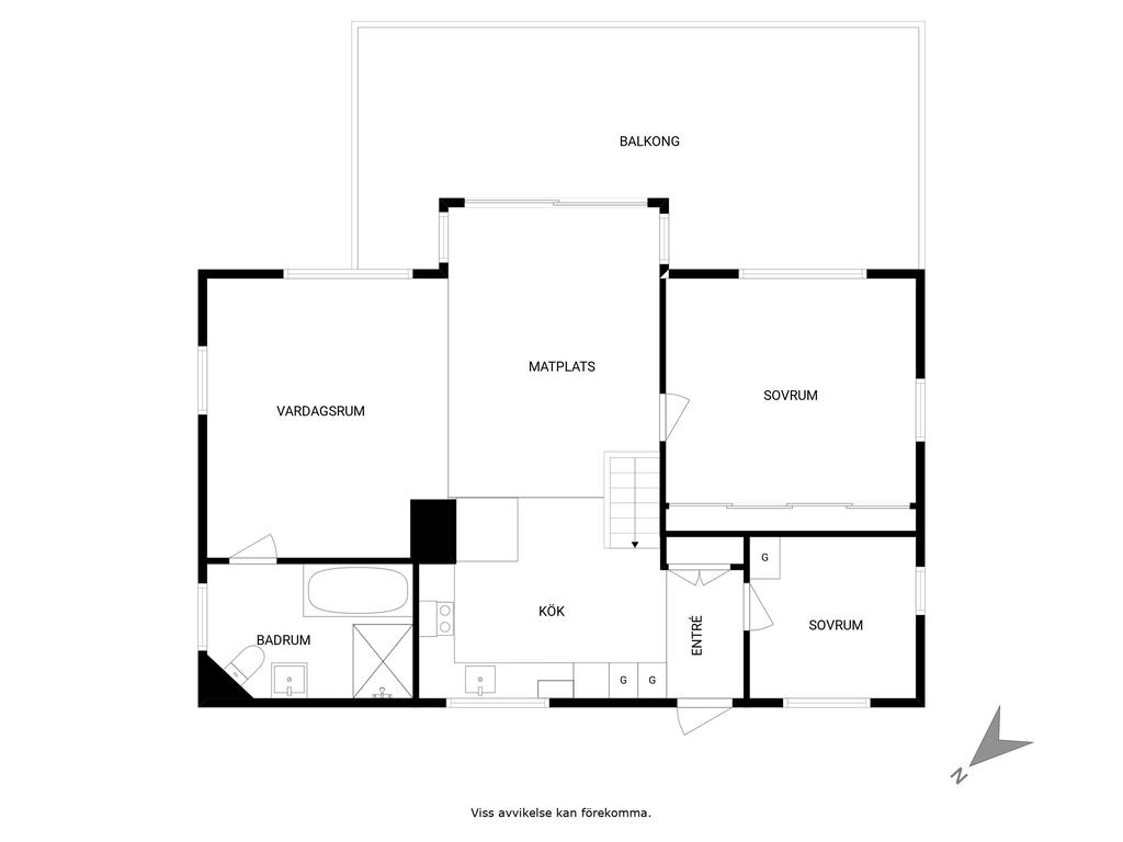 Planritning Entréplan