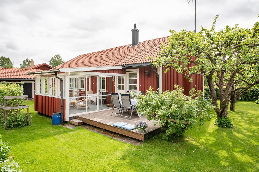Inglasat uterum på baksidan