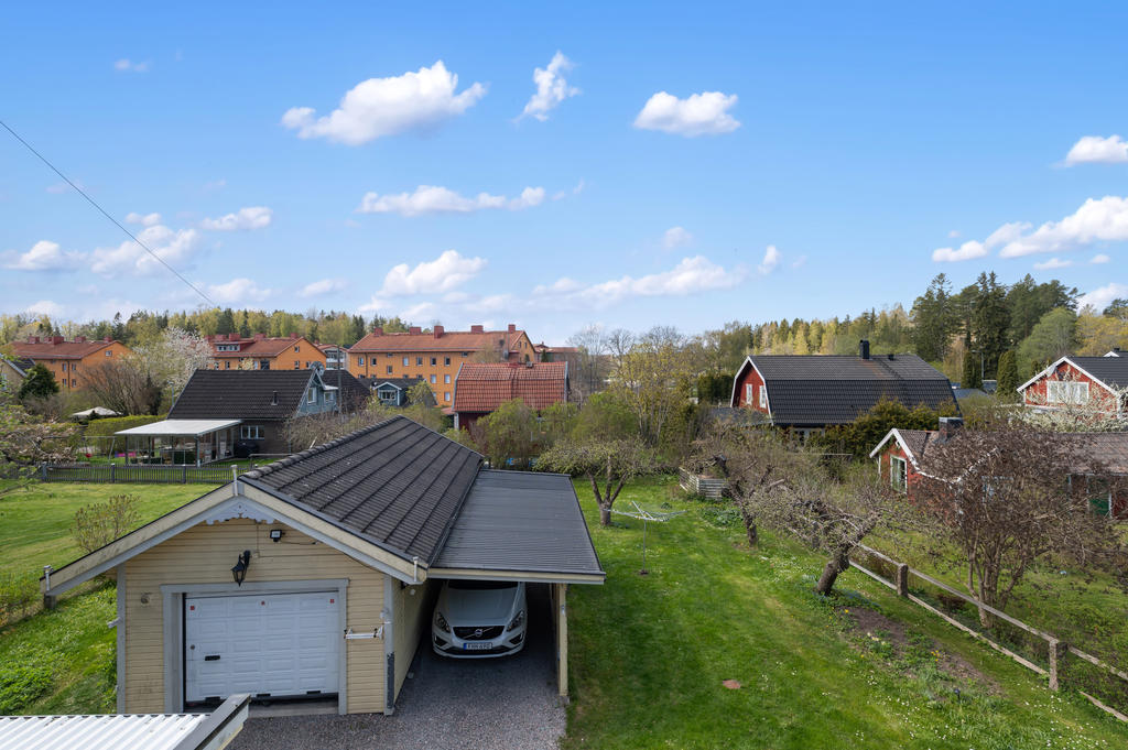 Fin kvällssol från balkongen