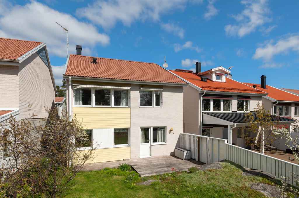 Baksidan av huset