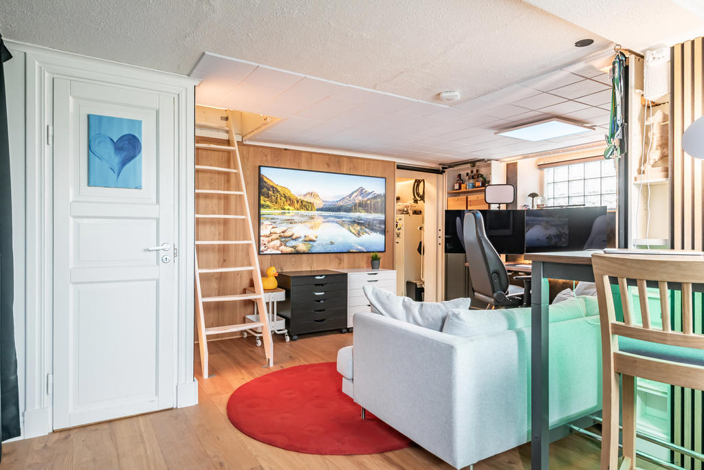 Ett rum som kan anpassas helt efter egna behov. Kanske allrum, kontor eller extra sovrum?