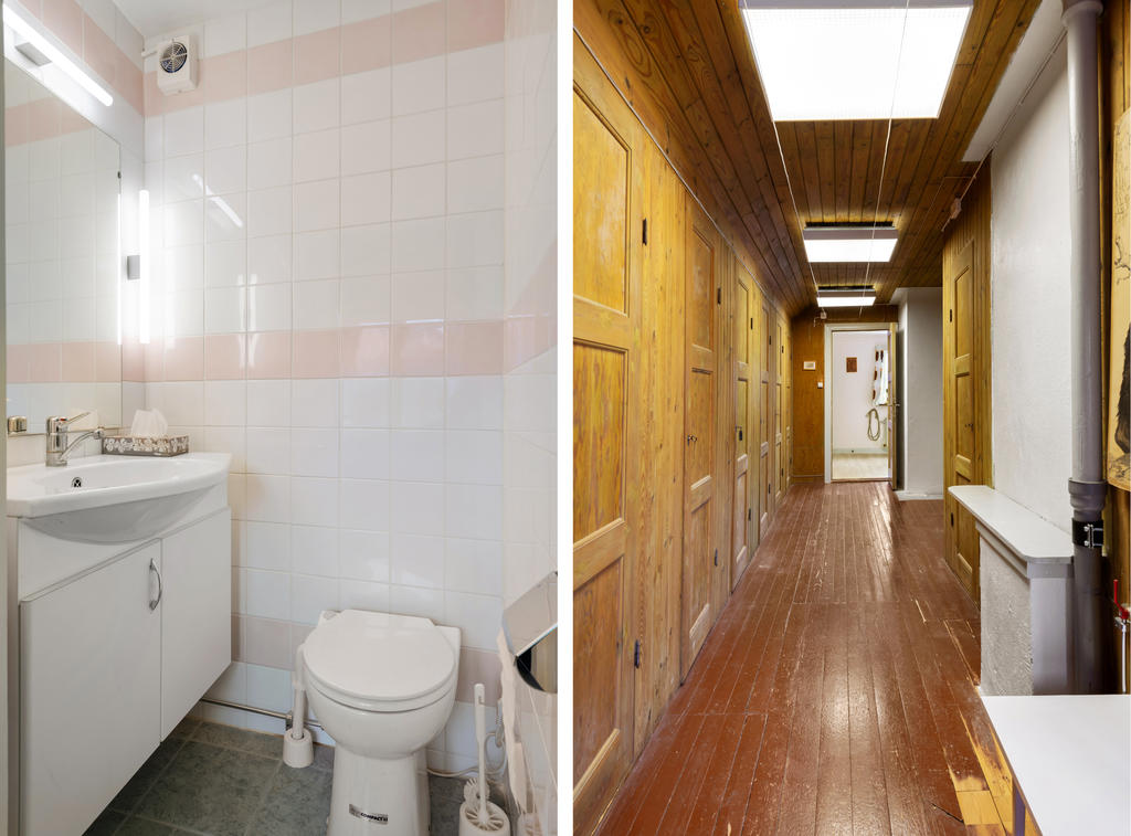 WC på vindsvåningen