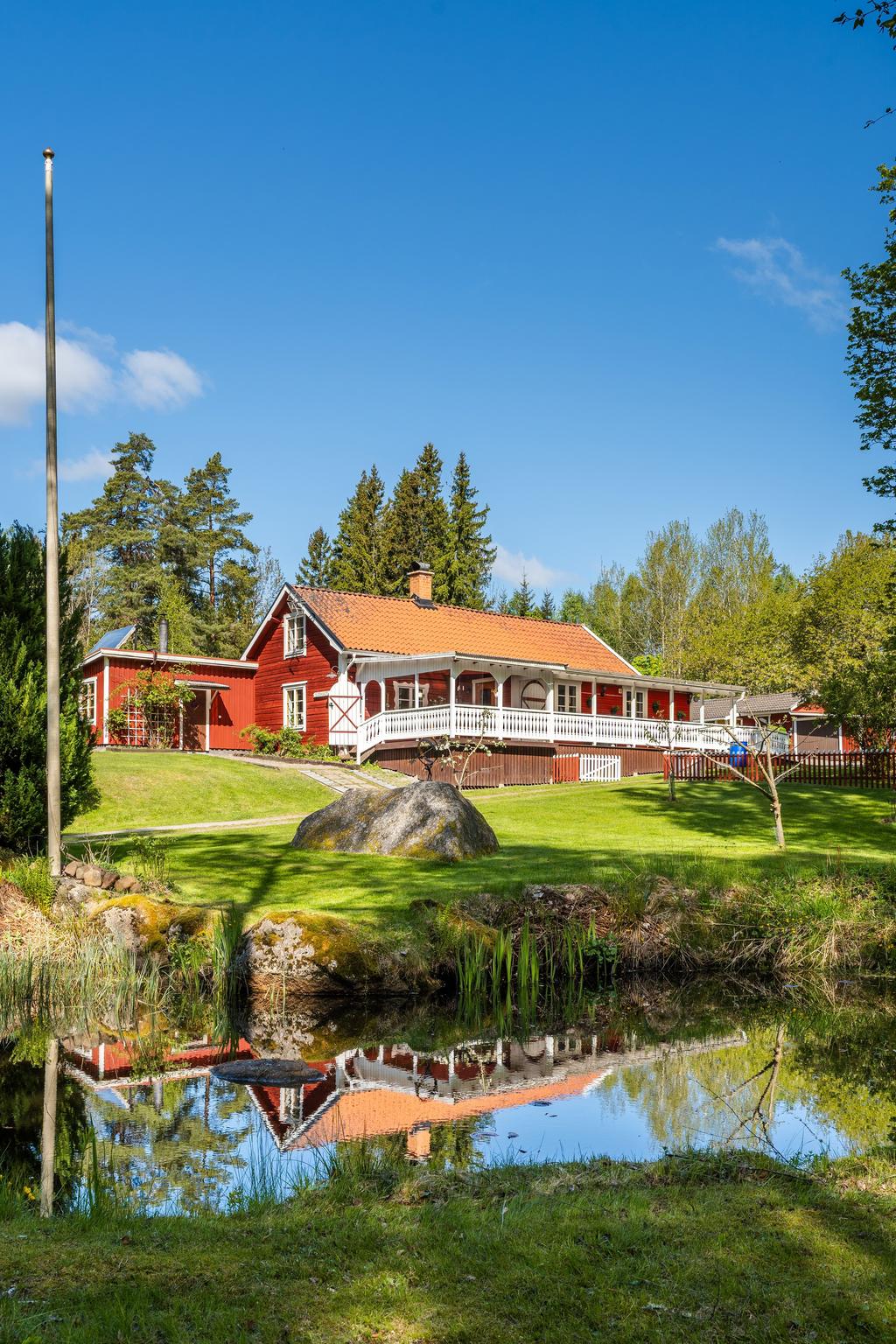 Mycket trevlig gårdsbild