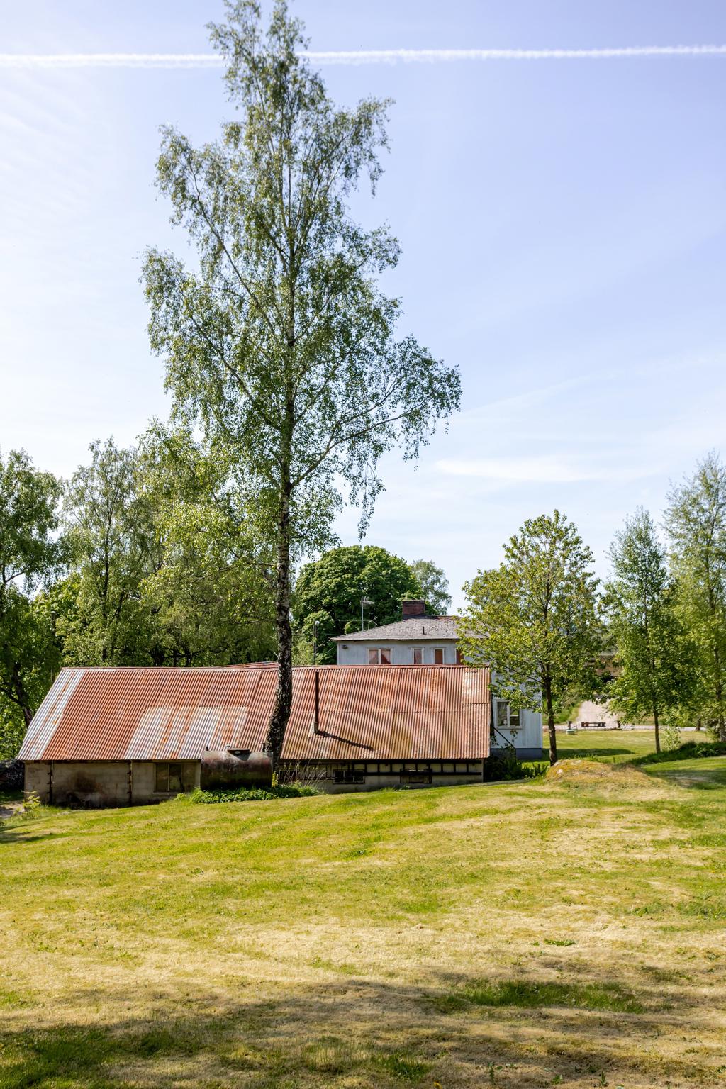 Solaberg från gårdssidan.
