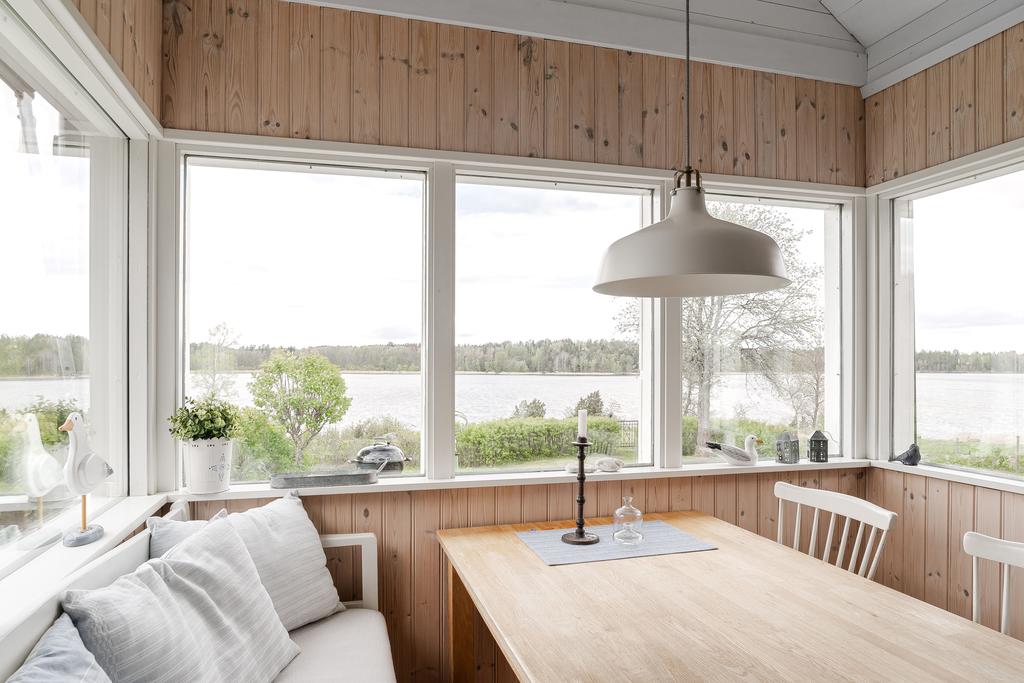 Matbord med vacker utsikt