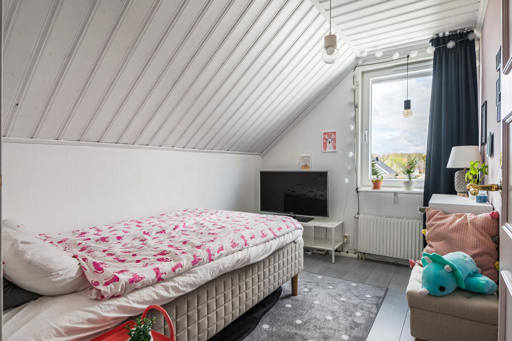 Sovrum på ovanvåningen