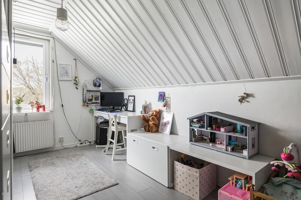 Sovrum på ovanvåningen