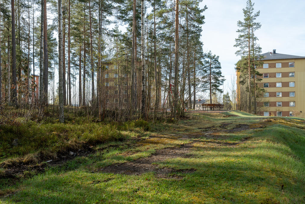 Omgivningar utanför balkongen
