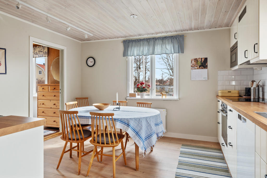 Plats för stort matbord.