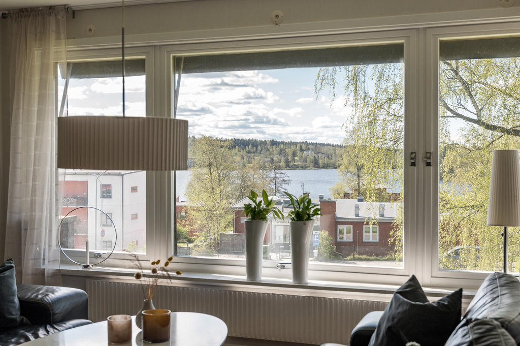 Utsikt från vardagsrum