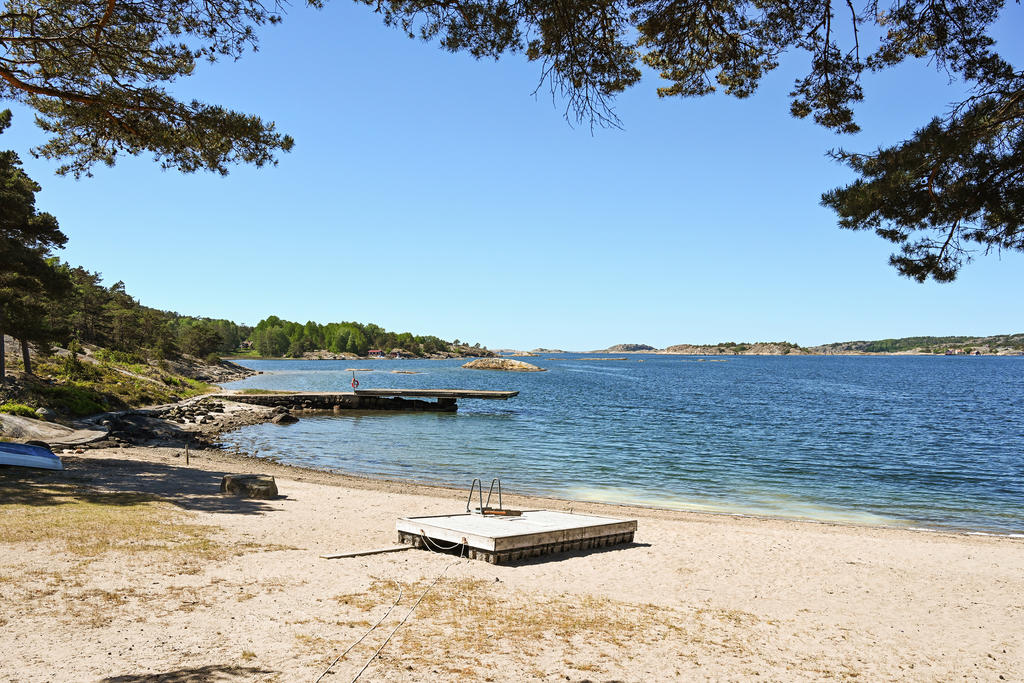 Badstrand under de varma sommardagarna!