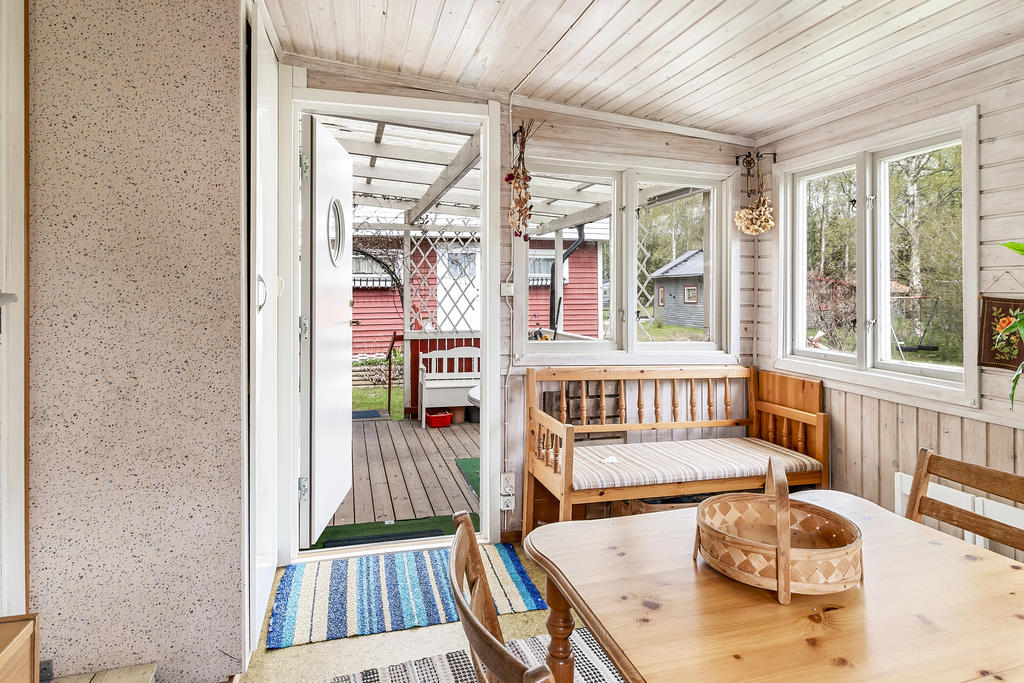 Inbyggt och inglasat uterum