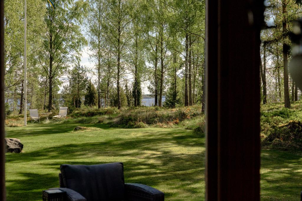 Härlig utsikt mot sjön