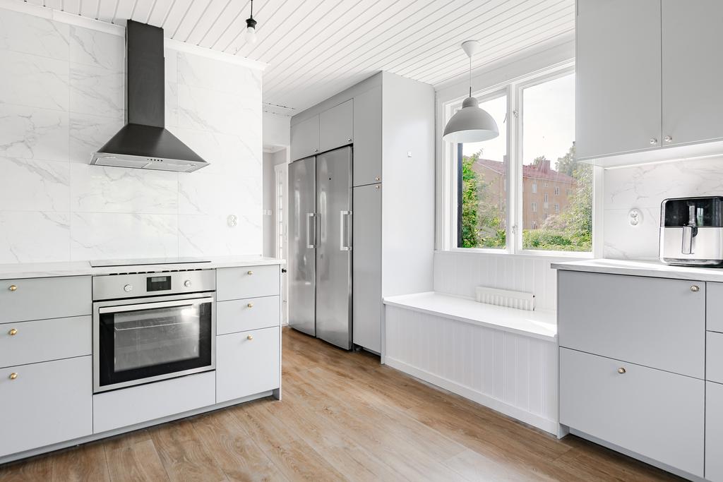 Villan.
Kök Entréplan