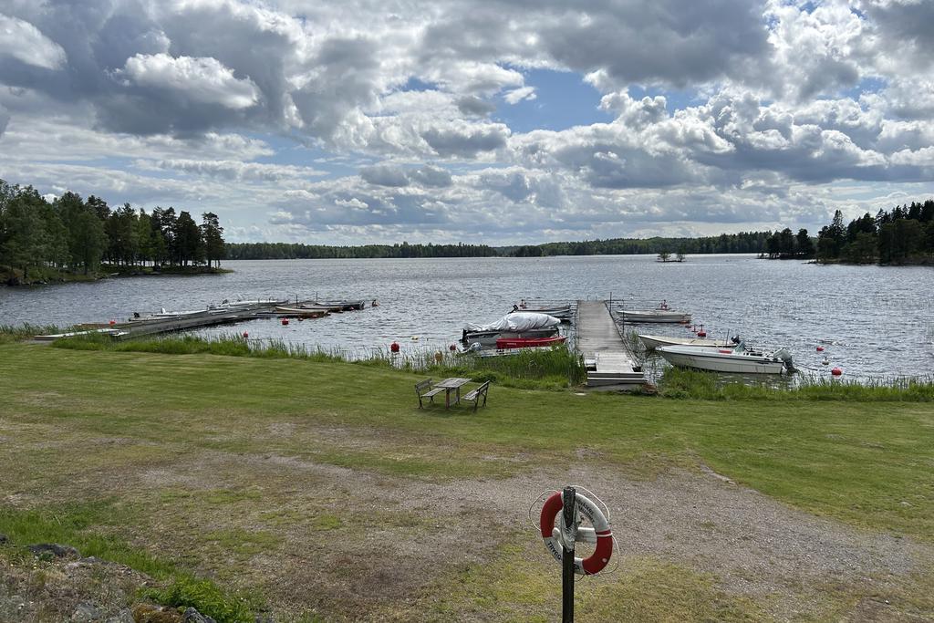 Båtbryggor helt nära