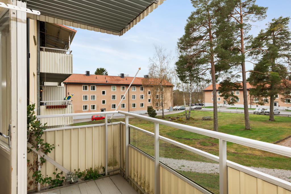 Solig balkong i sydväst