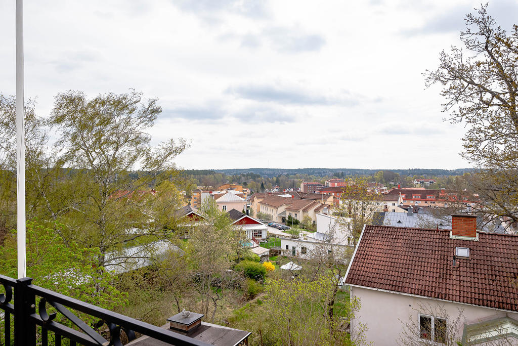 Vy över flen från balkong