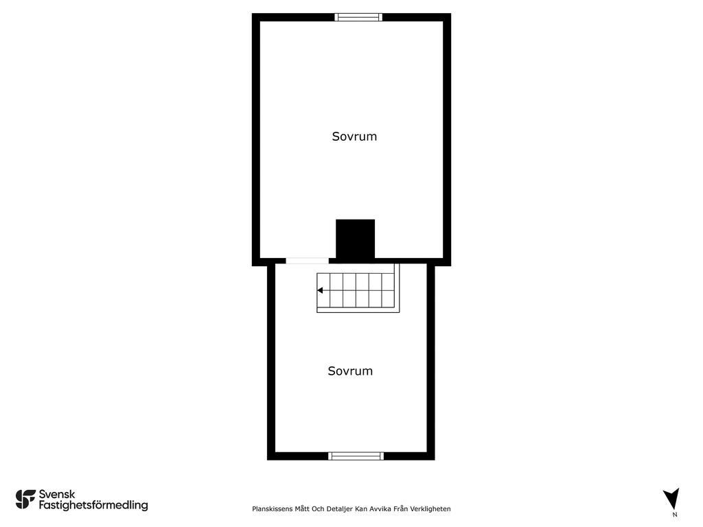 Planritning övre plan