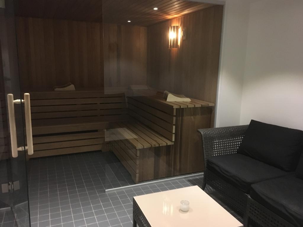 Föreningens relaxavdelning med bastu.