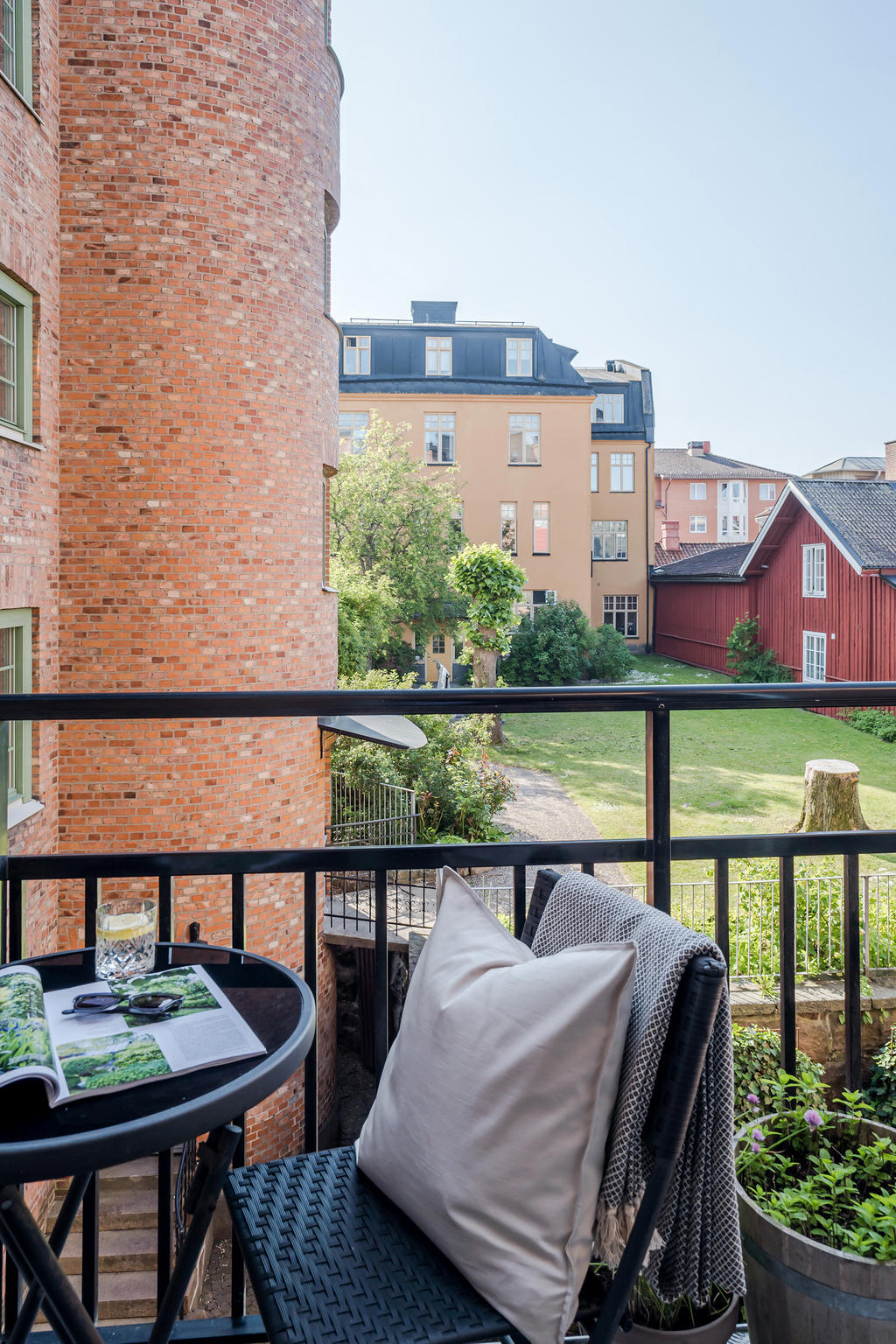 Utsikt från balkongen