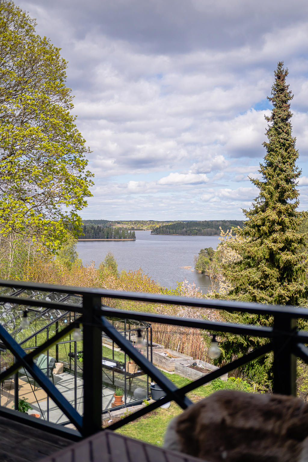 Härlig utsikt från terrassen!