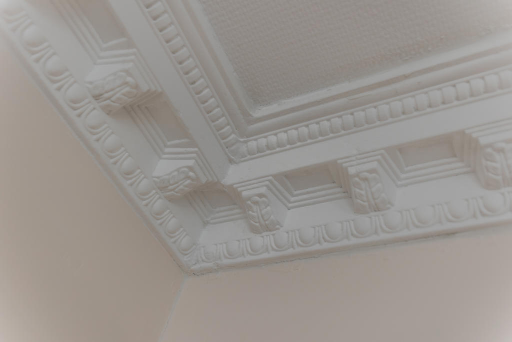 Detaljbild tak i sovrum
