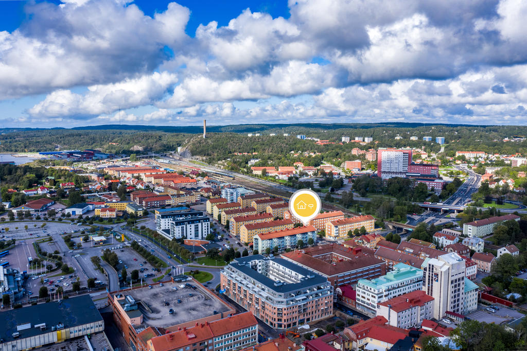 Centralt läge nära goda kommunikationer 