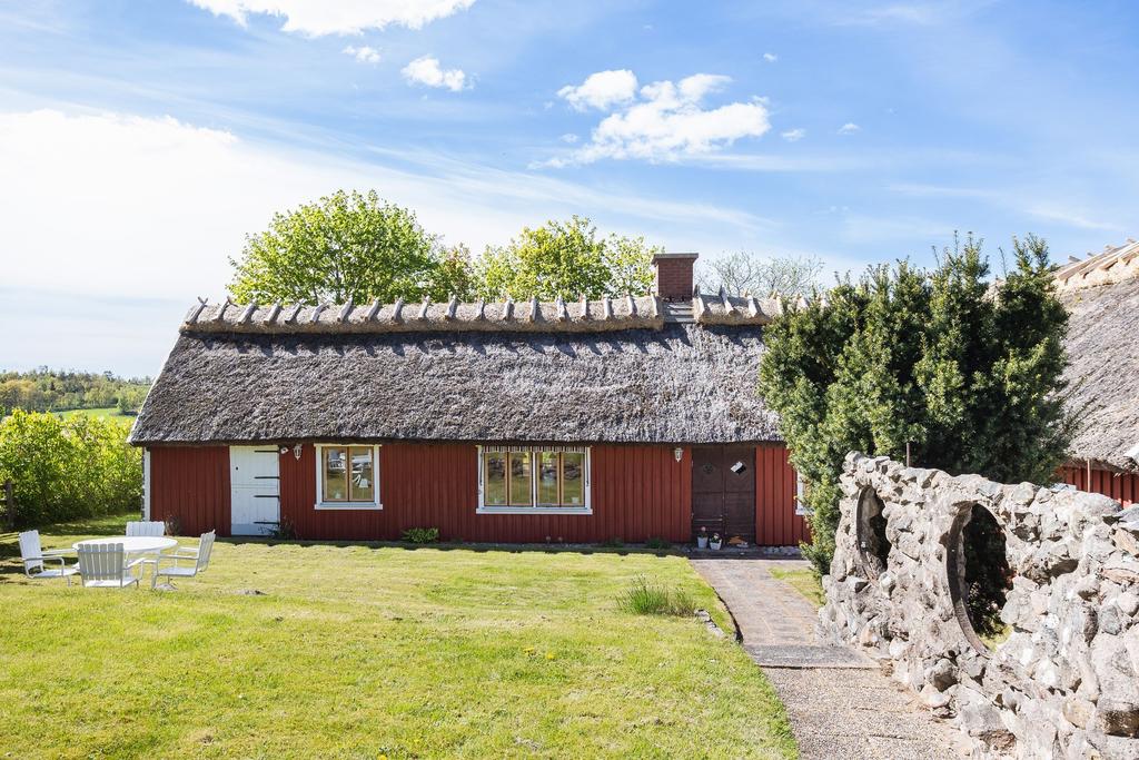 Huset trädgård vid entrén