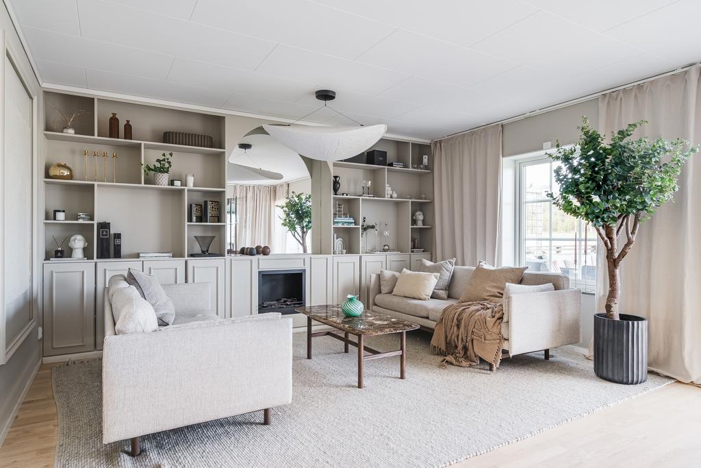 Plats för stor soffgrupp
