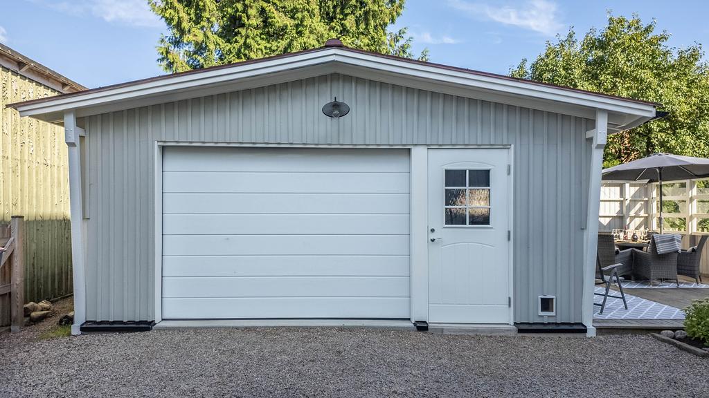 Rymligt garage