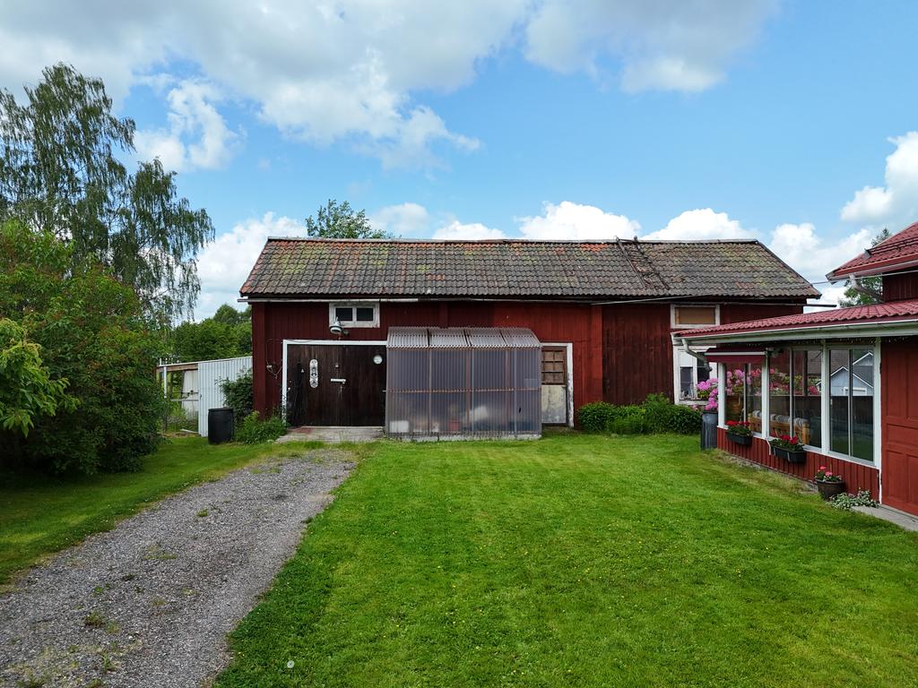 Ladan med olika förvaringsmöjligheter.