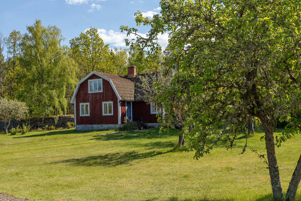 Det charmiga huset med den blå dörren