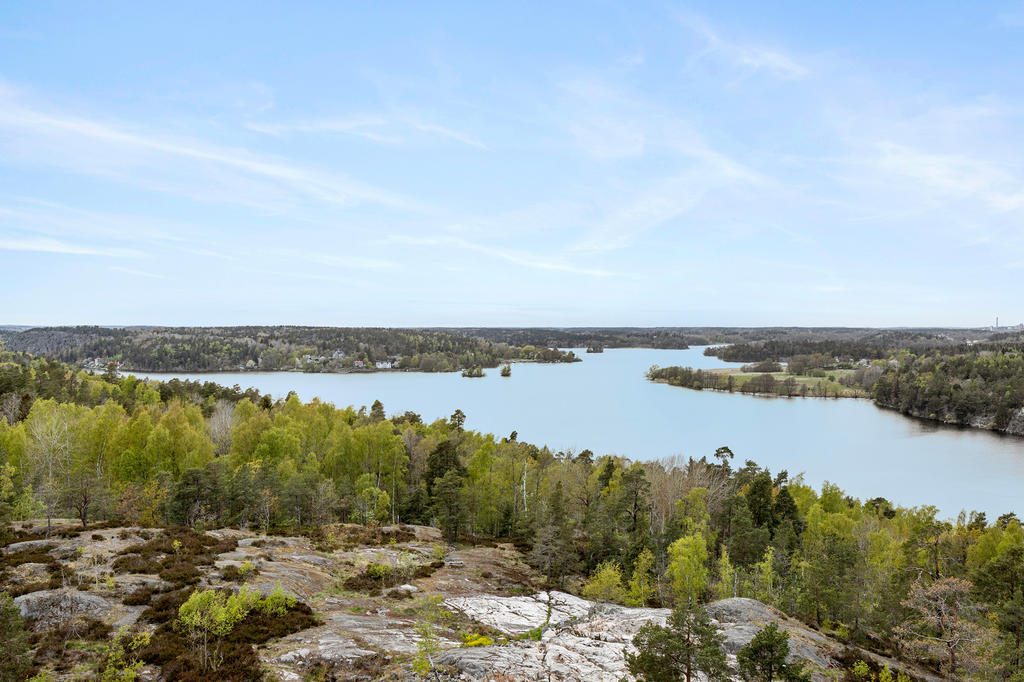 Utsikt från kök & vardagsrum