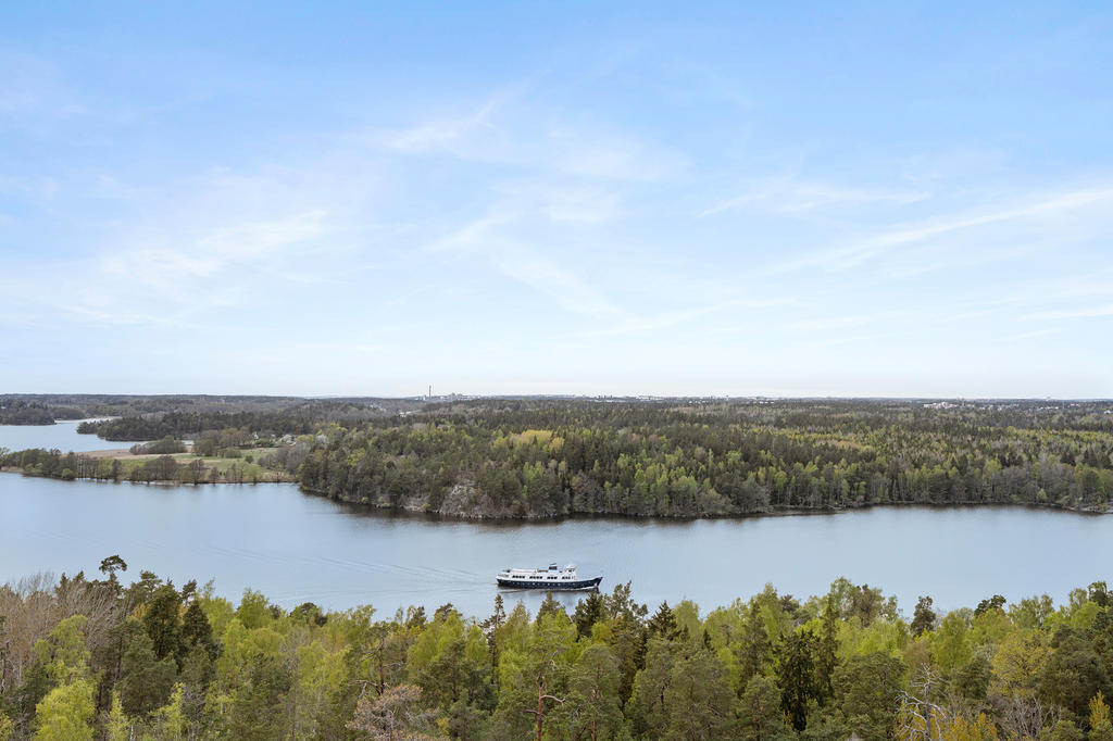 Utsikt från kök & vardagsrum