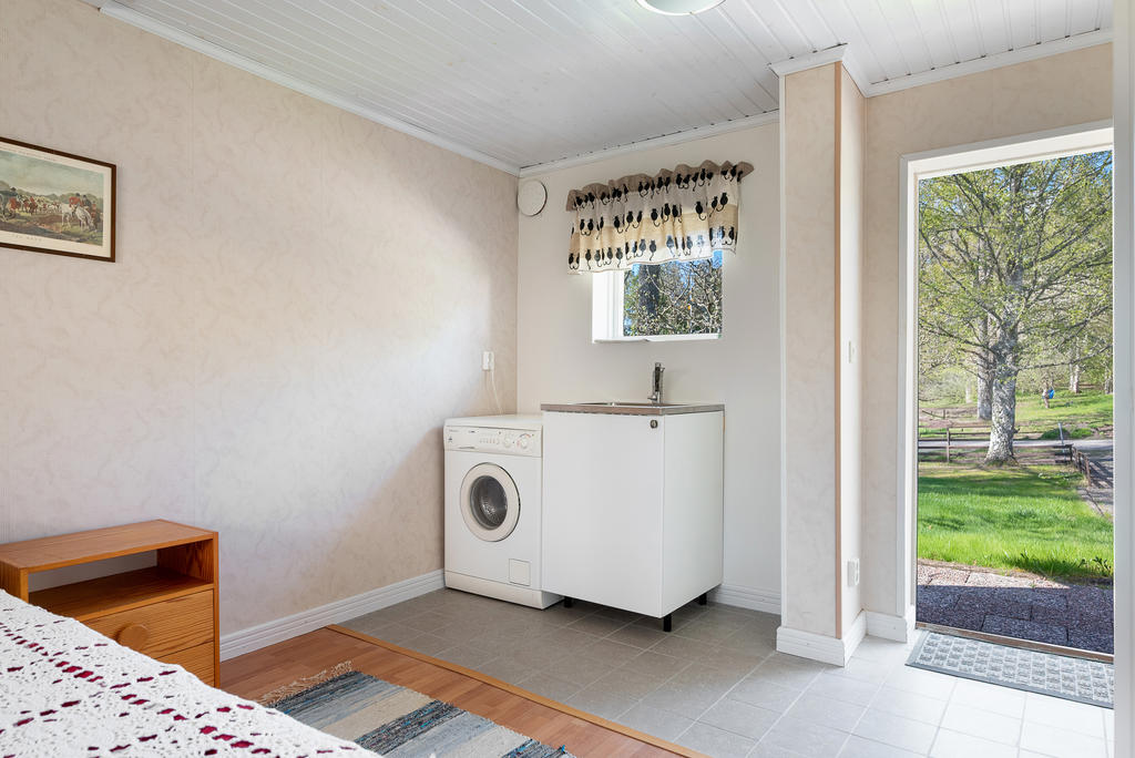 Tvättdel i garage/gästhus